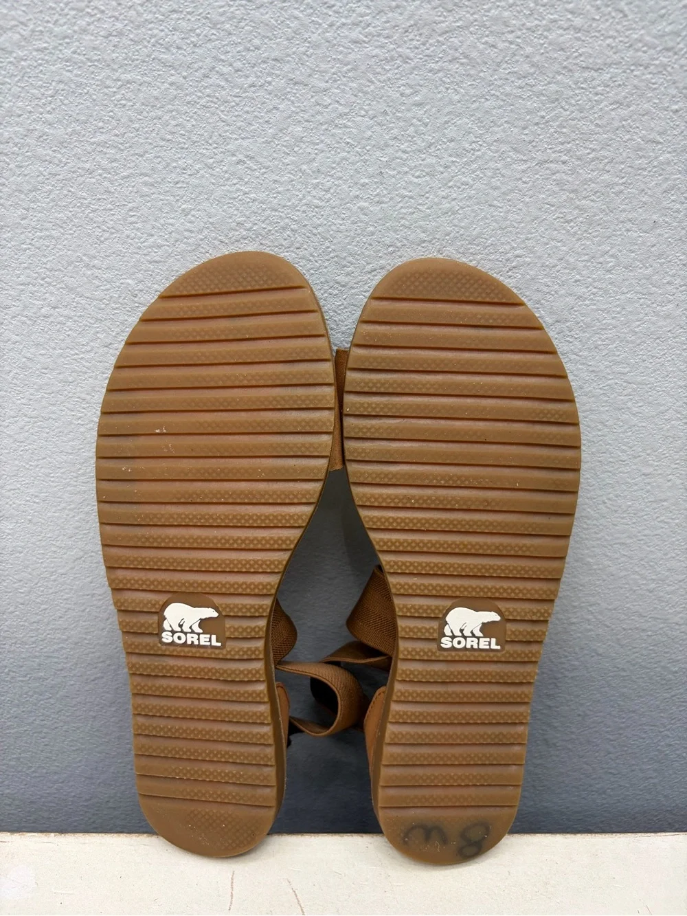Sorel Brown Ella Strap Sandals Size 7
